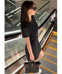 LUDICRUM（ルーディクルム）の「Short sleeve tweed onepiece（ワンピース）」