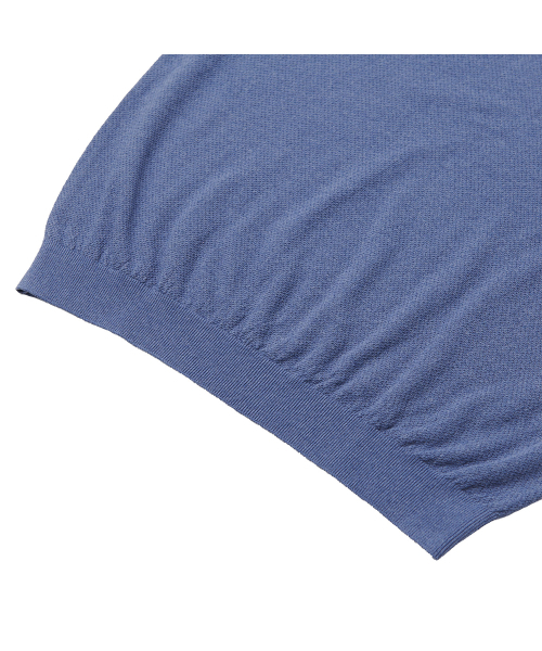 PRODESHIRT(プロデシャツ)の「ヴィンテージリネンピケポロニット(インディゴブルー)(ニット/セーター・メンズ・その他・M/L/XL/XX-LARGE)」の5枚目の写真