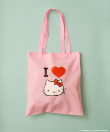ハローキティコラボ（ハローキティコラボ）の「HELLO KITTY / ハローキティ プリント トートバッグ（トートバッグ）」