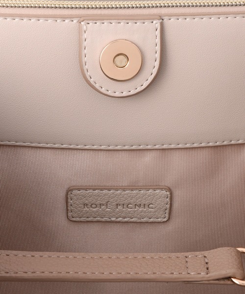 ROPE' PICNIC(ロペピクニック)の「チャーム付2WAYトートバッグ/A4対応(トートバッグ・レディース・チャコールグレー/ホワイト系その他5/ブラック・FREE)」の18枚目の写真
