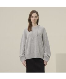 Wool Hoodie Knit _Grey