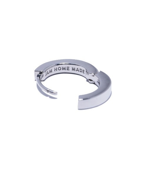 JAM HOME MADE（ジャムホームメイド）の「フラットダブル ダイヤモンド ピアス M シルバー（ピアス（両耳用）・メンズ・シルバー・ONE SIZE）」の7枚目の写真