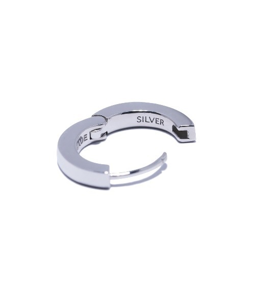 JAM HOME MADE（ジャムホームメイド）の「フラットダブル ダイヤモンド ピアス M シルバー（ピアス（両耳用）・メンズ・シルバー・ONE SIZE）」の8枚目の写真