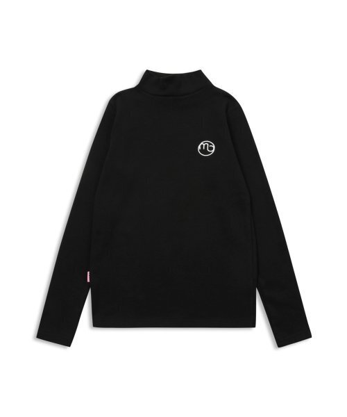 MACKY(マッキー)の「ハーフネックレイヤーティーシャツブラック(Tシャツ/カットソー・レディース・その他・1)」の2枚目の写真