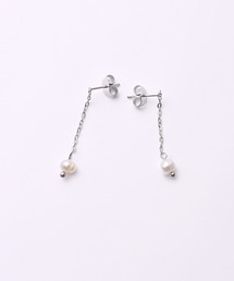 【DELI by】淡水パールチェーンピアス