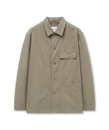 テンセルコットンワークジャケット[ベージュ]