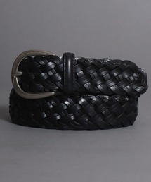 SOMETHING（サムシング）の「SOMETHING/サムシング 30mm 本革 メッシュレザーベルト（ベルト）」