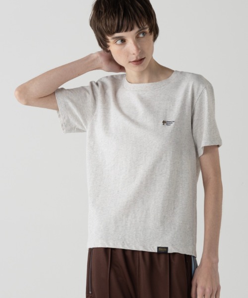 PENDLETON(ペンドルトン)の「ロゴEMB・ティ【レディース専用】(Tシャツ/カットソー・レディース・ブラック/杢グレー/オフホワイト/ミント/コーラル・WOMENS)」の3枚目の写真