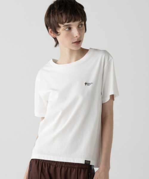 PENDLETON(ペンドルトン)の「ロゴEMB・ティ【レディース専用】(Tシャツ/カットソー・レディース・ブラック/杢グレー/オフホワイト/ミント/コーラル・WOMENS)」の2枚目の写真