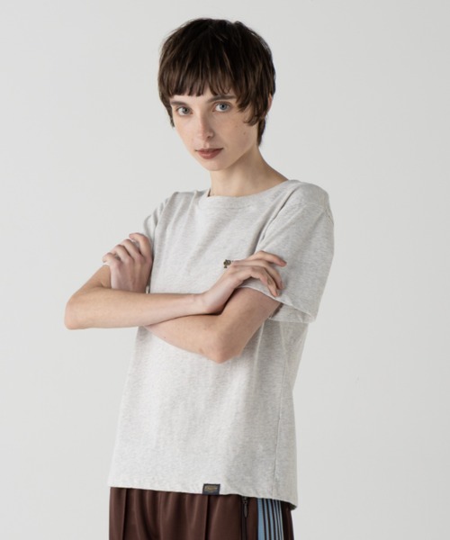 PENDLETON(ペンドルトン)の「ロゴEMB・ティ【レディース専用】(Tシャツ/カットソー・レディース・ブラック/杢グレー/オフホワイト/ミント/コーラル・WOMENS)」の6枚目の写真