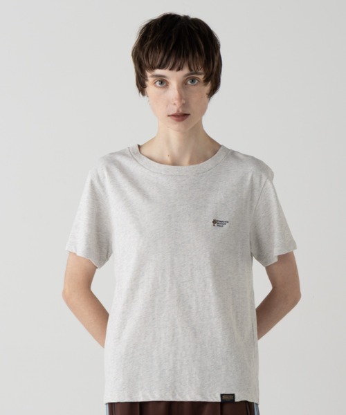 PENDLETON(ペンドルトン)の「ロゴEMB・ティ【レディース専用】(Tシャツ/カットソー・レディース・ブラック/杢グレー/オフホワイト/ミント/コーラル・WOMENS)」の7枚目の写真