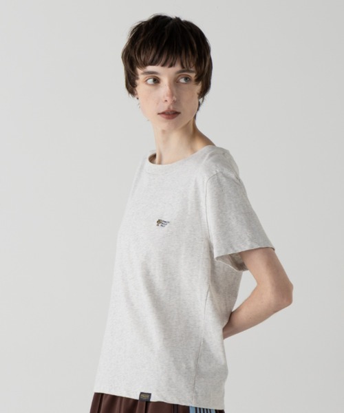 PENDLETON(ペンドルトン)の「ロゴEMB・ティ【レディース専用】(Tシャツ/カットソー・レディース・ブラック/杢グレー/オフホワイト/ミント/コーラル・WOMENS)」の8枚目の写真