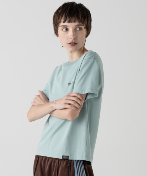 PENDLETON(ペンドルトン)の「ロゴEMB・ティ【レディース専用】(Tシャツ/カットソー・レディース・ブラック/杢グレー/オフホワイト/ミント/コーラル・WOMENS)」の19枚目の写真