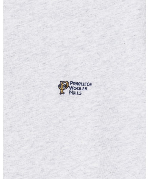 PENDLETON(ペンドルトン)の「ロゴEMB・ティ【レディース専用】(Tシャツ/カットソー・レディース・ブラック/杢グレー/オフホワイト/ミント/コーラル・WOMENS)」の13枚目の写真