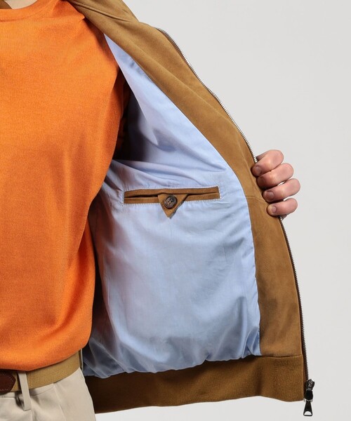 TOMORROWLAND (トゥモローランド)の「【別注】EMMETI GREYSON ラムスエード ドライビングブルゾン(ブルゾン・メンズ・キャメル・M/S)」の6枚目の写真