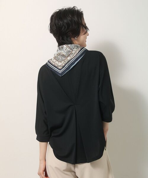 Green Parks(グリーンパークス)の「ペイズリースカーフ(バンダナ/スカーフ・レディース・ネイビー/ベージュ・FREE)」の6枚目の写真