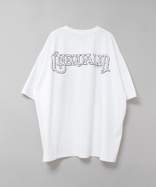 RNA(アールエヌエー)の「M2630 RUFFIAN WOLF BIG T(Tシャツ/カットソー・レディース・ホワイト/スミクロ/ラベンダー・MEDIUM)」の6枚目の写真