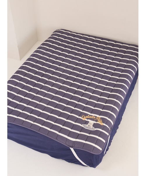 Sleep】【UNISEX】プレイフルDOG敷きパッド(ダブル)（寝具）｜gelato