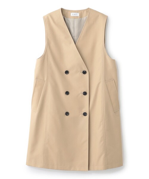 CAST:（キャストコロン）の「【万能シリーズ/機能性付き】マルチウェイコート（トレンチコート・レディース・ネイビー/ベージュ/オフホワイト・S/M）」の9枚目の写真