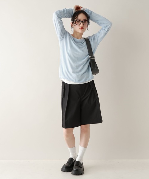 RAGEBLUE(レイジブルー)の「カーブフレームミニショルダーバッグ(ショルダーバッグ・レディース・ブラック/ブラウン系/イエロー・FREE)」の12枚目の写真