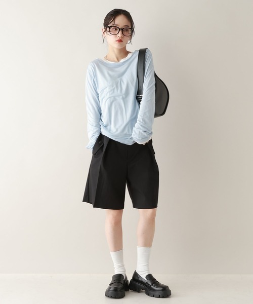 RAGEBLUE(レイジブルー)の「カーブフレームミニショルダーバッグ(ショルダーバッグ・レディース・ブラック/ブラウン系/イエロー・FREE)」の11枚目の写真