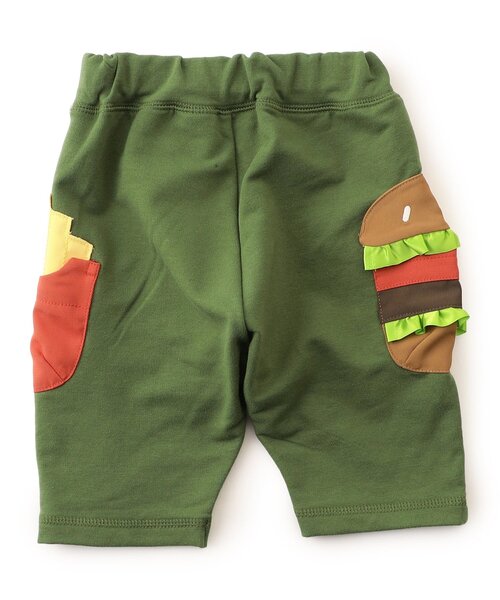 BIT'Z（ビッツ）の「ファーストフードポケットサルエルパンツ（スウェットパンツ・キッズ・グレー/カーキ・100/90/80/120/110/95）」の5枚目の写真