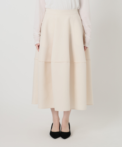 La TOTALITE（ラトータリテ）の「【洗える】ボンディングコクーンスカート（スカート・レディース・アイボリー/ネイビー・FREE）」の15枚目の写真
