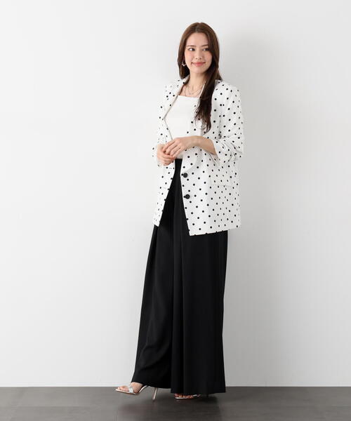 PINKY&DIANNE（ピンキーアンドダイアン）の「◆タックプリーツフレアパンツ（その他パンツ・レディース・ブラック/ホワイト系その他2・36/38）」の19枚目の写真