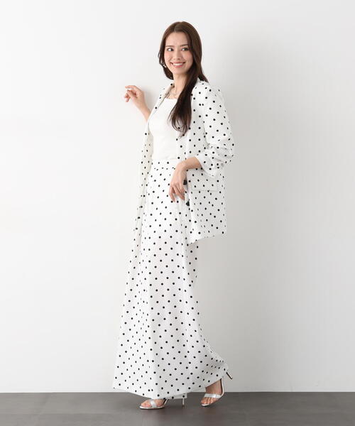 PINKY&DIANNE（ピンキーアンドダイアン）の「◆タックプリーツフレアパンツ（その他パンツ・レディース・ブラック/ホワイト系その他2・36/38）」の12枚目の写真