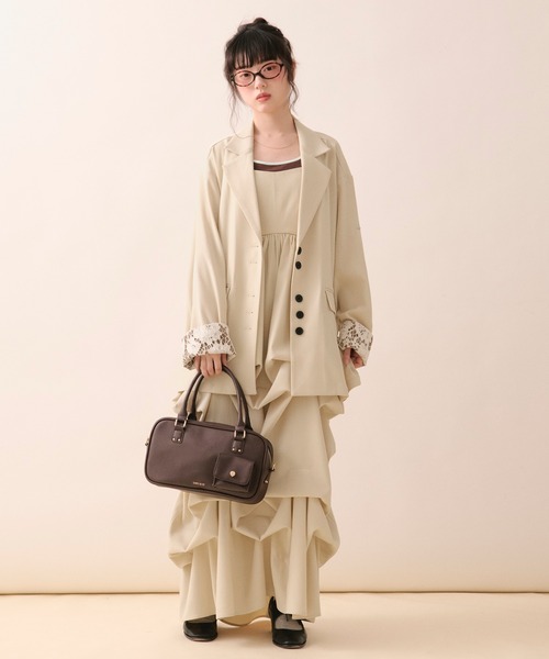 ✨Happiness ✨Curensology タックボリュームワンピース tuck volume cami onepiece / タックボリュームキャミワンピース