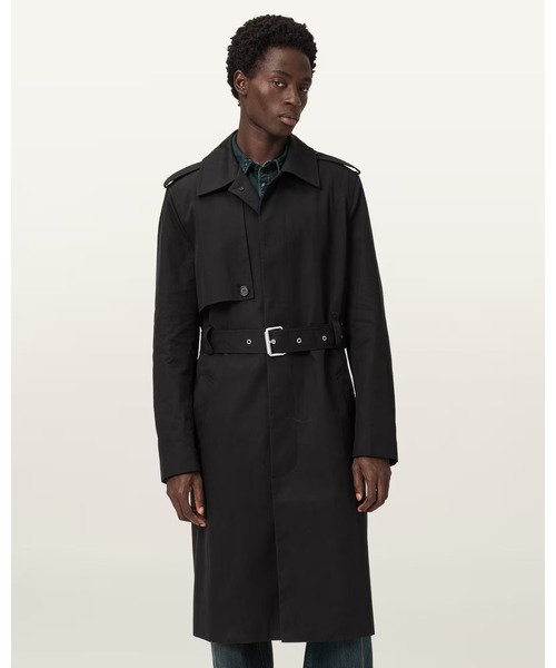 ALLSAINTS（オールセインツ）の「BASTILLE TRENCH | BASTILLE トレンチ（トレンチコート・メンズ・ブラック・S/XS/L/M）」の4枚目の写真