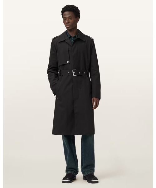 ALLSAINTS（オールセインツ）の「BASTILLE TRENCH | BASTILLE トレンチ（トレンチコート・メンズ・ブラック・S/XS/L/M）」の5枚目の写真