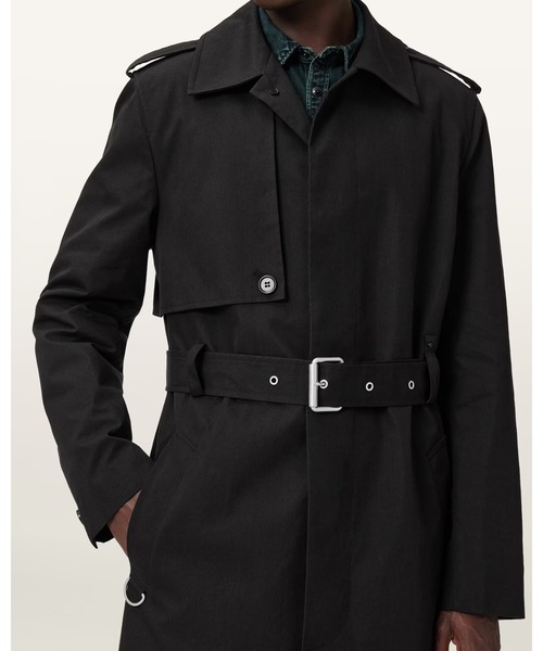 ALLSAINTS（オールセインツ）の「BASTILLE TRENCH | BASTILLE トレンチ（トレンチコート・メンズ・ブラック・S/XS/L/M）」の6枚目の写真