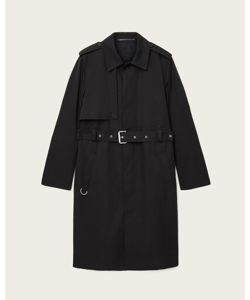 ALLSAINTS（オールセインツ）の「BASTILLE TRENCH | BASTILLE トレンチ（トレンチコート・メンズ・ブラック・S/XS/L/M）」の8枚目の写真