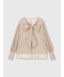 anuans | フロントリボンブラウス(シャツ/ブラウス)