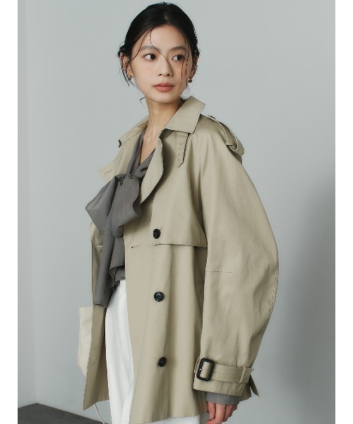 anuans（アニュアンス）の「フロントリボンブラウス（シャツ/ブラウス・レディース・ホワイト系その他/グレイッシュベージュ/ピンクベージュ・FREE）」の12枚目の写真