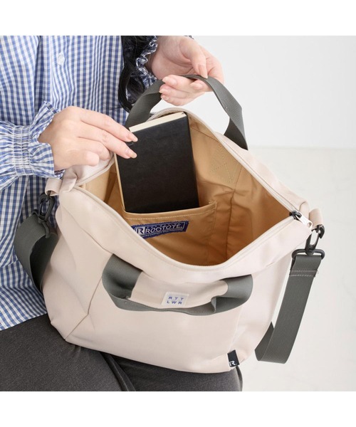 ROOTOTE(ルートート)の「ルートート / SN.デリ.ライトウォーターリペレント-H(ショルダーバッグ・レディース・グレー/サックスブルー/アイボリー/ブラック・FREE)」の6枚目の写真