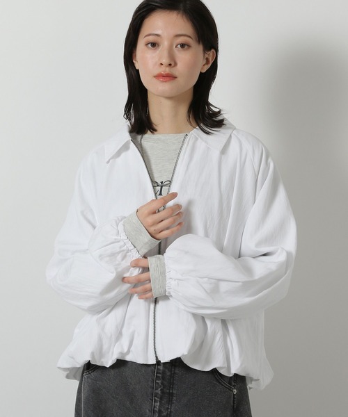 LAKOLE（ラコレ）の「バルーンブルゾン / 654310（ブルゾン・レディース・ネイビー/グレー/オフホワイト・FREE）」の7枚目の写真