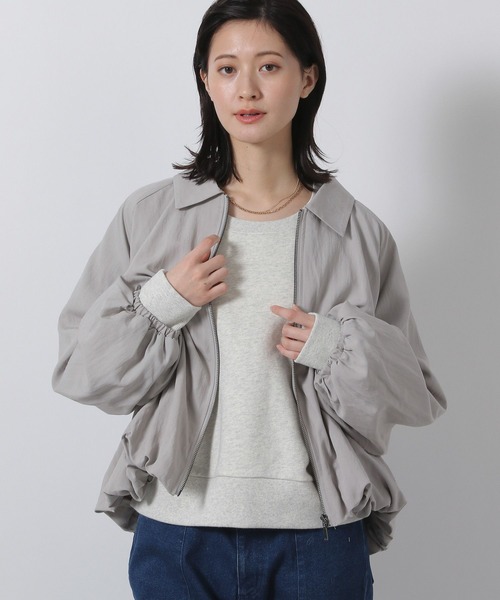 LAKOLE（ラコレ）の「バルーンブルゾン / 654310（ブルゾン・レディース・ネイビー/グレー/オフホワイト・FREE）」の16枚目の写真