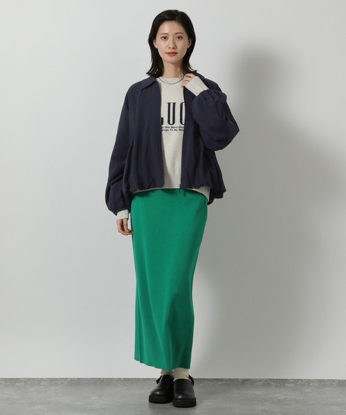 LAKOLE（ラコレ）の「バルーンブルゾン / 654310（ブルゾン・レディース・ネイビー/グレー/オフホワイト・FREE）」の20枚目の写真