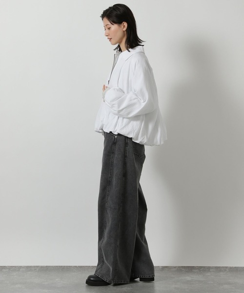 LAKOLE（ラコレ）の「バルーンブルゾン / 654310（ブルゾン・レディース・ネイビー/グレー/オフホワイト・FREE）」の5枚目の写真