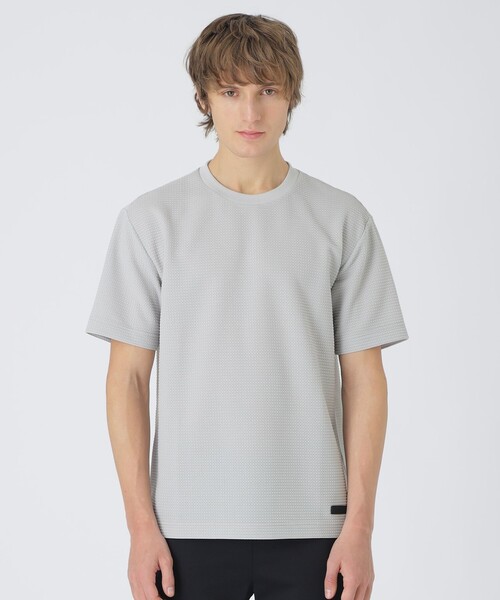 BLACK LABEL CRESTBRIDGE（ブラックレーベル・クレストブリッジ）の「【BLACK lab.】ラーベントリコットTシャツ（Tシャツ/カットソー・メンズ・ホワイト系その他/ブルー系その他2/ブラック/オフホワイト・XL/L/M）」の2枚目の写真