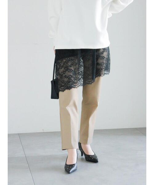 Te chichi（テチチ）の「ストレッチテーパードパンツ（その他パンツ・レディース・ベージュ/グリーン/ブラック/チャコールグレー・M/S）」の3枚目の写真