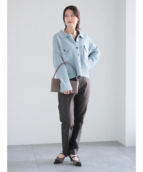 Te chichi（テチチ）の「ストレッチテーパードパンツ（その他パンツ・レディース・ベージュ/グリーン/ブラック/チャコールグレー・M/S）」の6枚目の写真