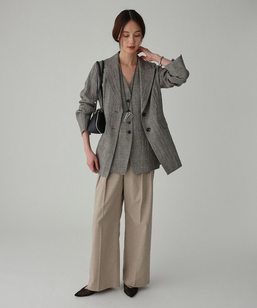 BABYLONE(バビロン)の「クレープリネンジレ(ベスト・レディース・ブラック・フリー)」の9枚目の写真