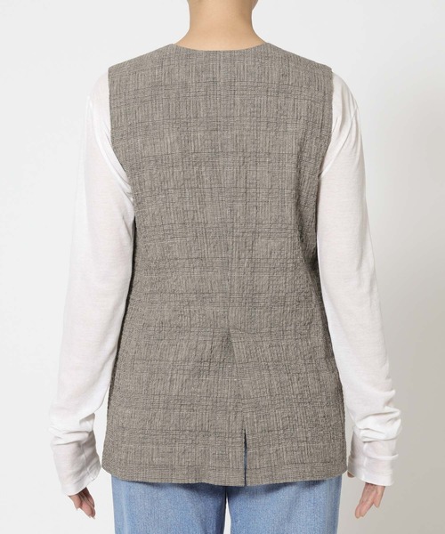 BABYLONE(バビロン)の「クレープリネンジレ(ベスト・レディース・ブラック・フリー)」の12枚目の写真