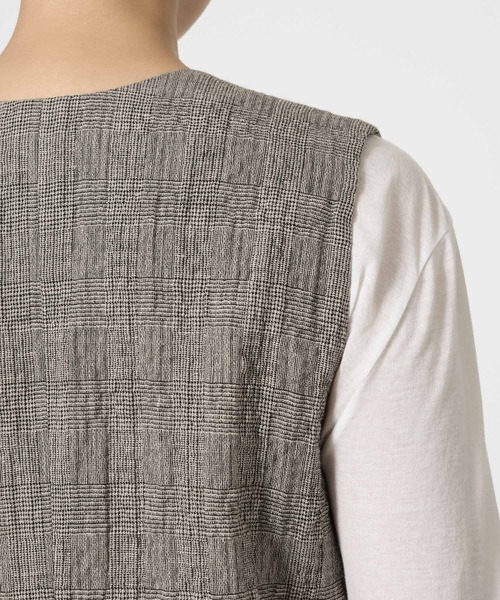 BABYLONE(バビロン)の「クレープリネンジレ(ベスト・レディース・ブラック・フリー)」の14枚目の写真