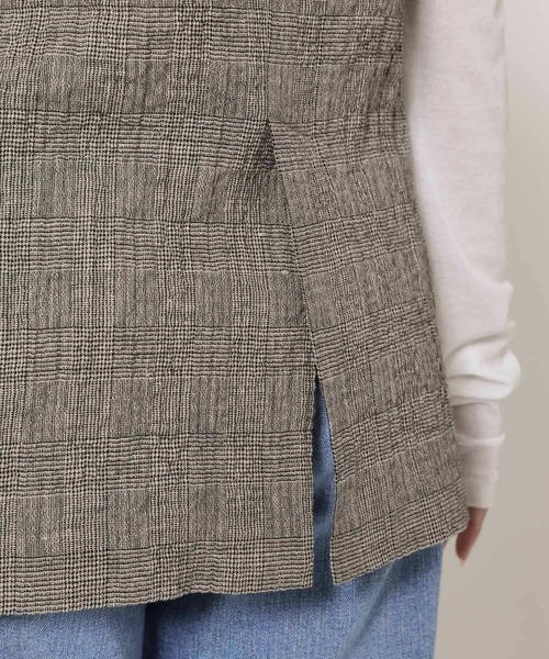 BABYLONE(バビロン)の「クレープリネンジレ(ベスト・レディース・ブラック・フリー)」の15枚目の写真