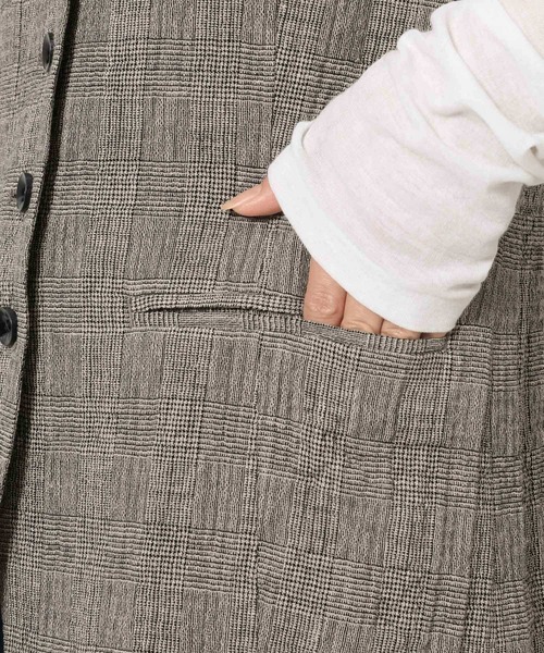 BABYLONE(バビロン)の「クレープリネンジレ(ベスト・レディース・ブラック・フリー)」の17枚目の写真