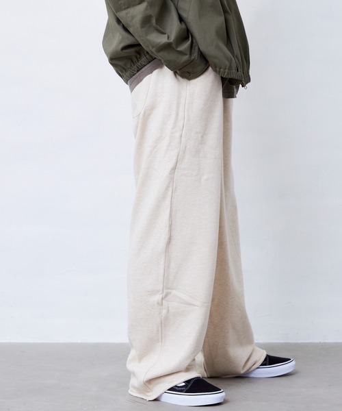 Fluffy BROTHERS(フラッフィーブラザーズ)の「カットオフ スウェットパンツ(大人サイズ)(スウェットパンツ・メンズ・ベージュ/グレー・L/XL/M)」の16枚目の写真